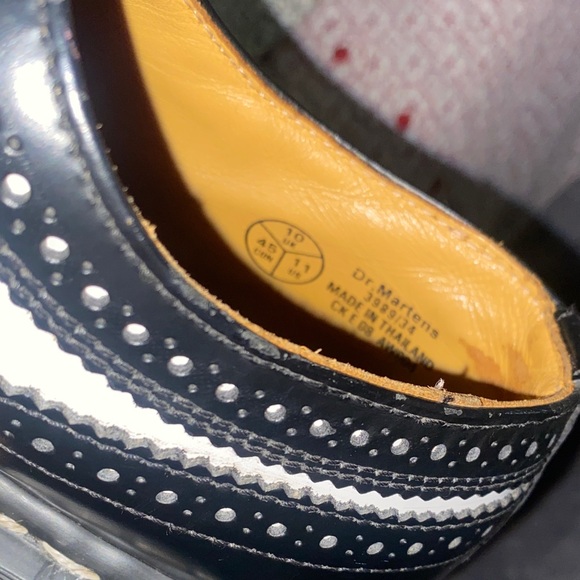 Dr. Martens Two-Tone Black and White Oxfords main image 7
